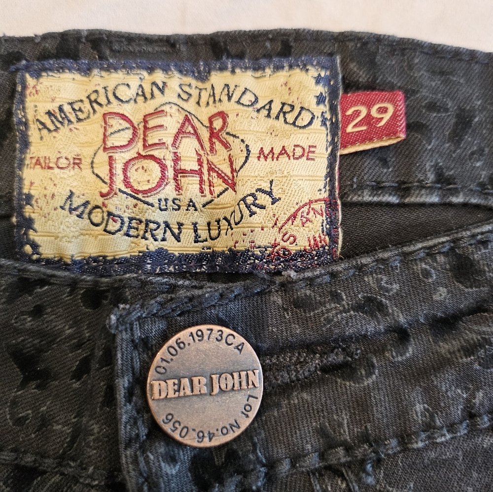 💙Dear John skinny jeans valour pattern sz29